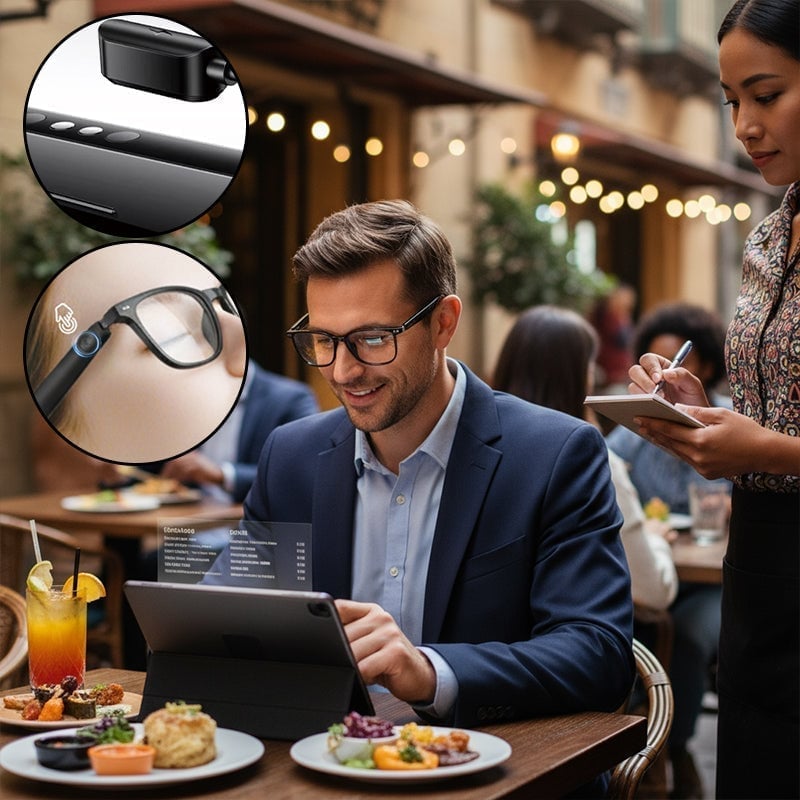 🤖AI Smart Wireless Bluetooth Translation Glasses