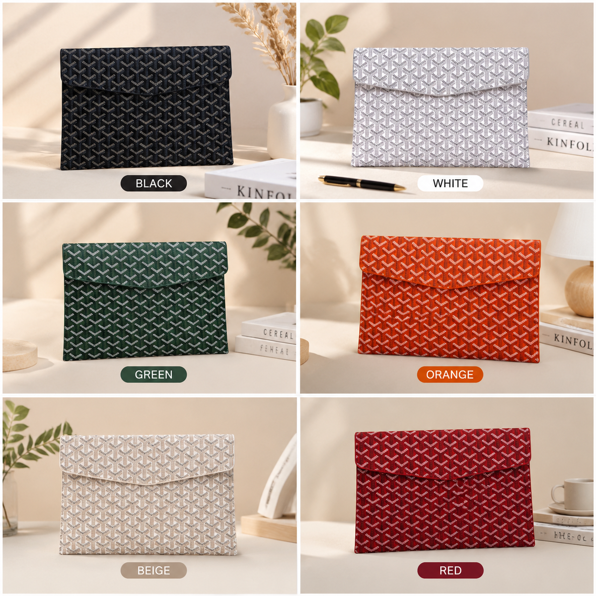 A4 Padfolio Document Organizer – 13' Laptop & Tablet Sleeve with Magnetic Closure