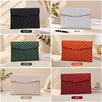 A4 Padfolio Document Organizer – 13' Laptop & Tablet Sleeve with Magnetic Closure