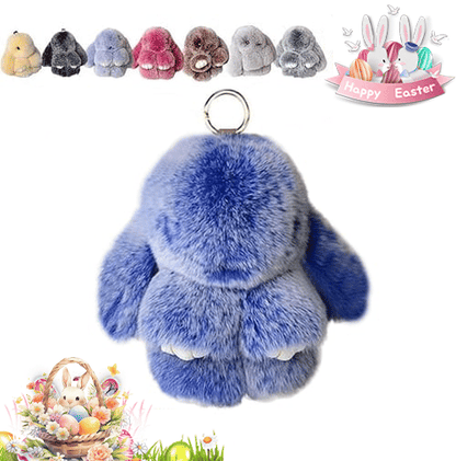 🐰Easter Cute Bunny Plush Keychain - Iron Box Gift Option, 🎁Easter Sweet Surprise