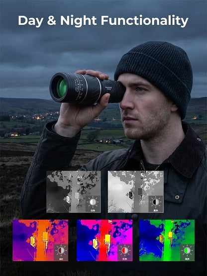 💯 Recommended by mountain guides! 100x high-powered monoculars, IPX5 waterproof and fogproof 🧭🔭