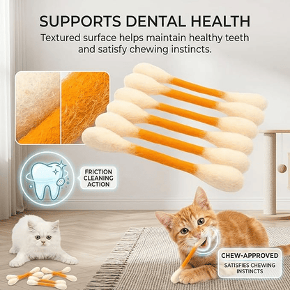 Giant Q-Tip Cat Toy-Viral Cat Chew & Play Toy🐱✨