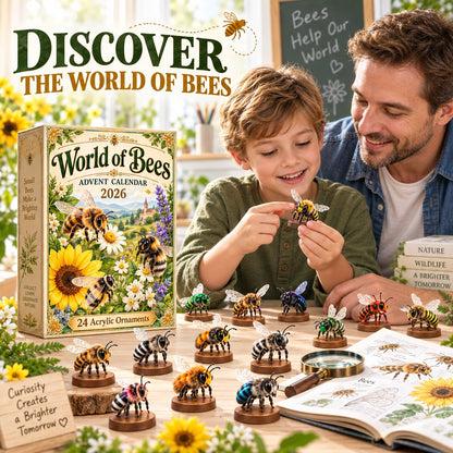 🐝World of Bees 2026 Advent Calendar | 24 Unique Acrylic Ornaments