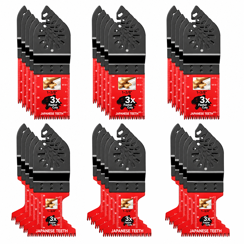 🪚 49% OFF Today Only – Japanese-Tooth Oscillating Saw Blades, Universal Fit, 10–50 Pcs