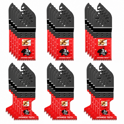 🪚 49% OFF Today Only – Japanese-Tooth Oscillating Saw Blades, Universal Fit, 10–50 Pcs