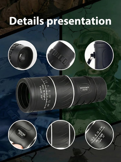 💯 Recommended by mountain guides! 100x high-powered monoculars, IPX5 waterproof and fogproof 🧭🔭