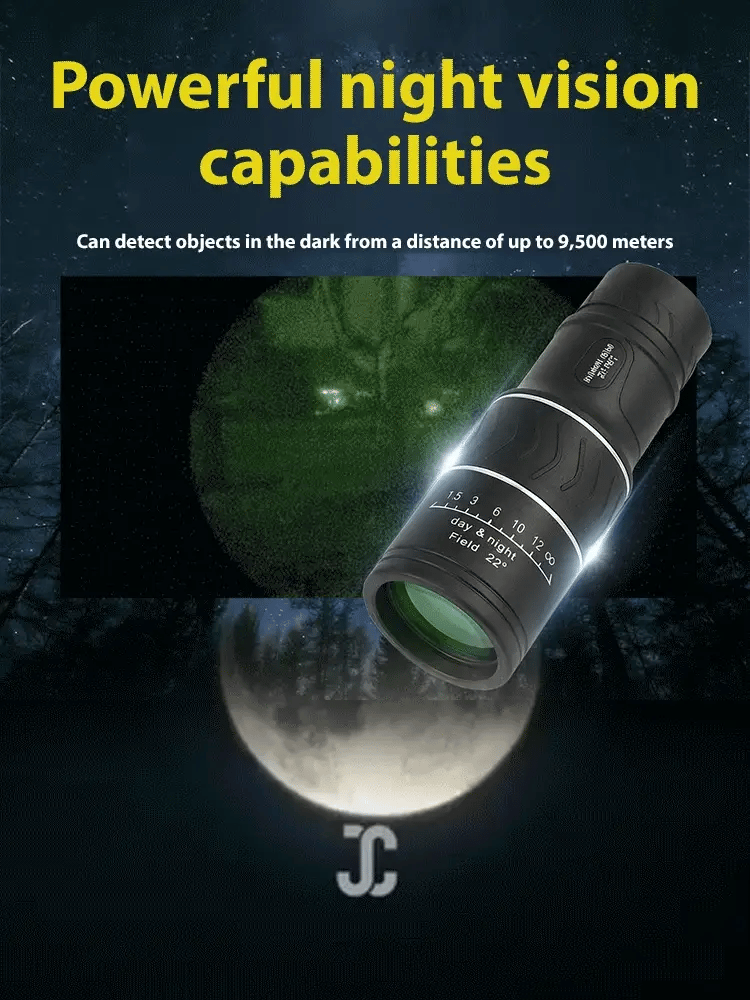 💯 Recommended by mountain guides! 100x high-powered monoculars, IPX5 waterproof and fogproof 🧭🔭
