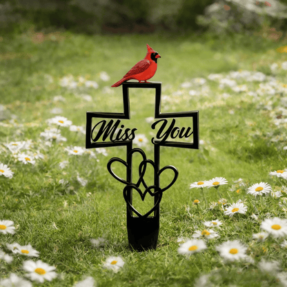 🐦LAST DAY 49% OFF -💖Metal Cemetery Memorial Plaque for Remembrance✝️