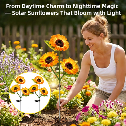 🌻 49% OFF🔥Solar Sunflower Garden Lights: Illuminate Your Outdoors with Sun-Kissed Charm