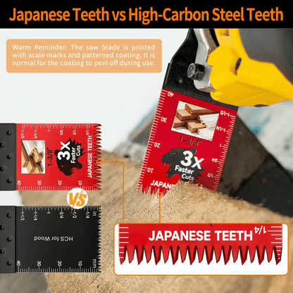🪚 49% OFF Today Only – Japanese-Tooth Oscillating Saw Blades, Universal Fit, 10–50 Pcs