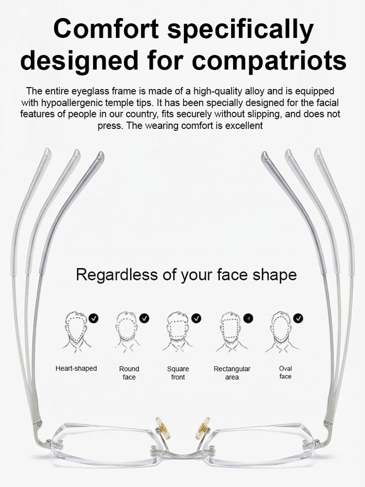 【Co-Created by Designers】Gypsophila Smart Zoom and Color-Changing Reading Glasses