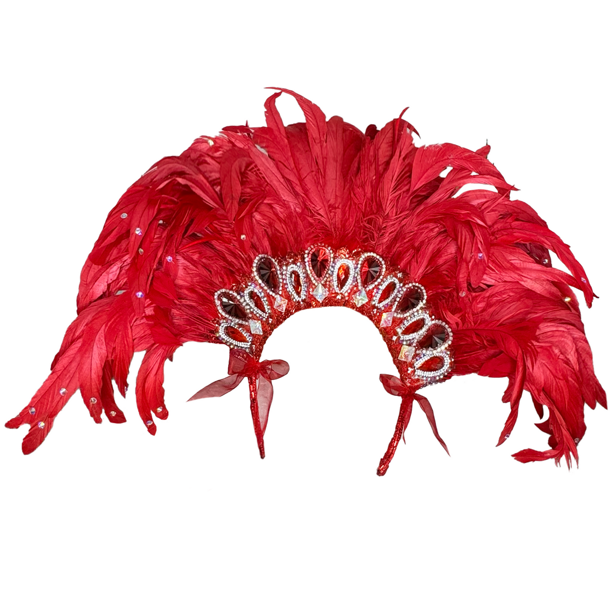 Royal Feather Carnival Neck Piece by Abraham Poderoso | NYC Costume Shop | Halloween & Cosplay Store