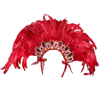 Royal Feather Carnival Neck Piece by Abraham Poderoso | NYC Costume Shop | Halloween & Cosplay Store