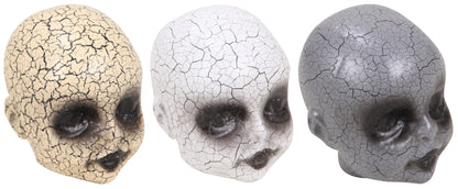 Creepy Cracked Doll Head