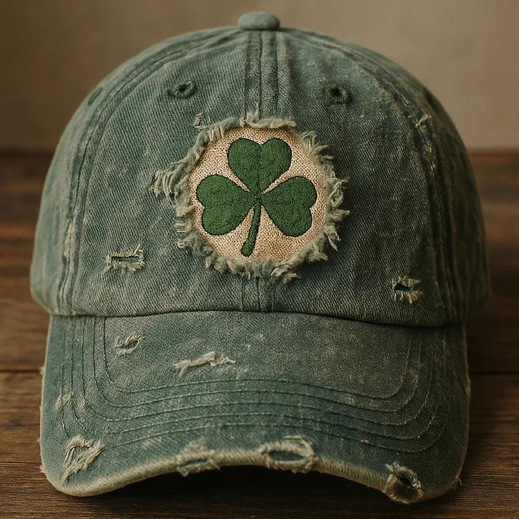 Vintage Shamrock Baseball Cap – A Symbol of Irish Luck & Timeless Style