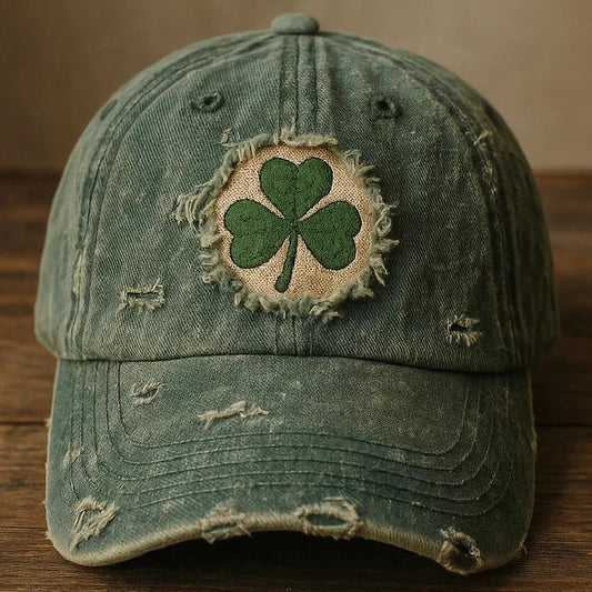 Vintage Shamrock Baseball Cap – A Symbol of Irish Luck & Timeless Style