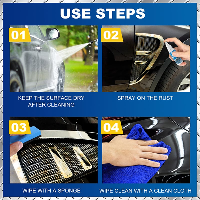 ✨ 2026 Car Rust Remover Spray | Iron Powder Cleaner & Rust Inhibitor for Auto
