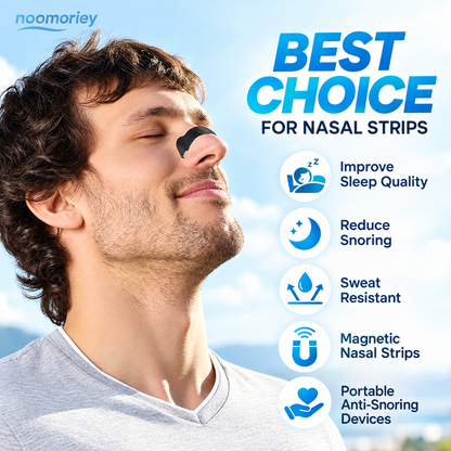 Magnetic Nasal Support Strips – External Breathing Aid for Sleep, Travel & Daily Comfort