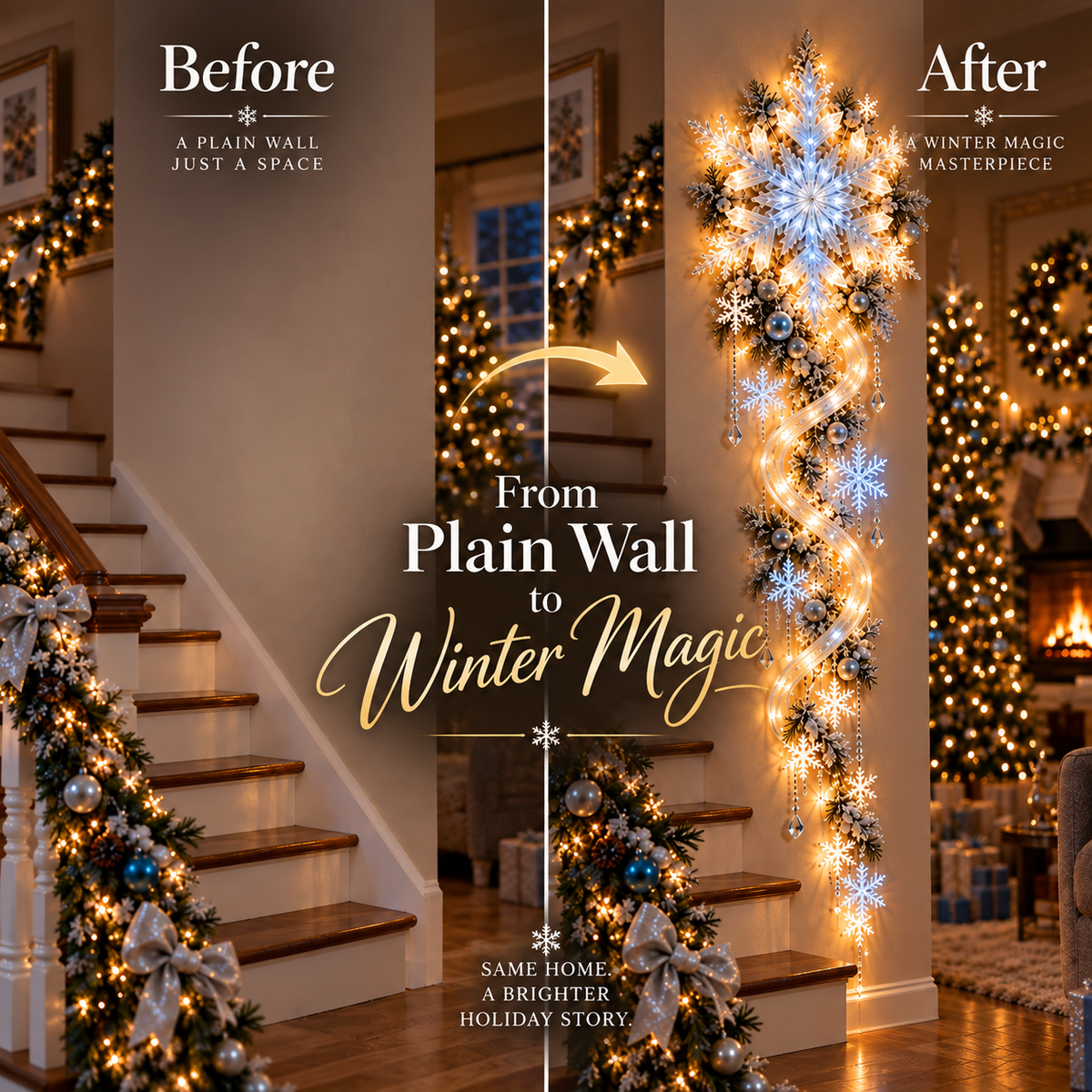 ❄️ 49% OFF — Turn That Empty Wall Into a Glowing Winter Wonderland ✨
