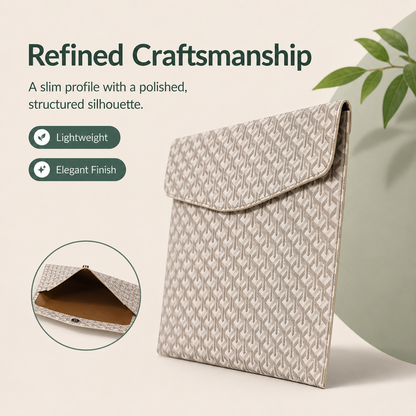 A4 Padfolio Document Organizer – 13' Laptop & Tablet Sleeve with Magnetic Closure