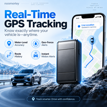 🚗 5G GPS Car Tracker – Real-Time Location, Anti-Theft Security System