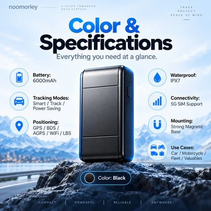 🚗 5G GPS Car Tracker – Real-Time Location, Anti-Theft Security System