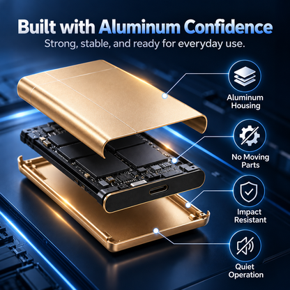 High-speed portable solid-state drives