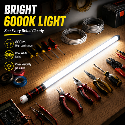Flexible LED Light Stick 30', Rechargeable Bendable Work Light with 3 Modes High Lumen