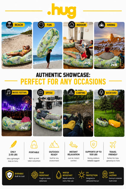 ●hug™ Inflatable Lounger