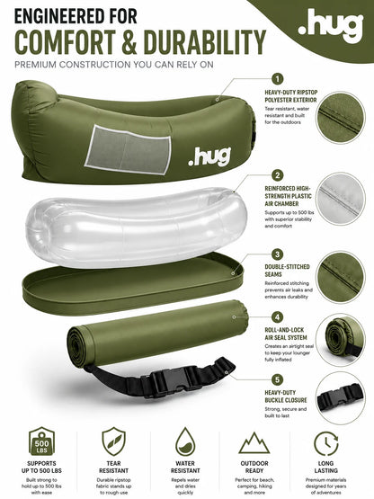 ●hug™ Inflatable Lounger