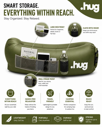●hug™ Inflatable Lounger