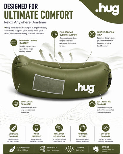 ●hug™ Inflatable Lounger