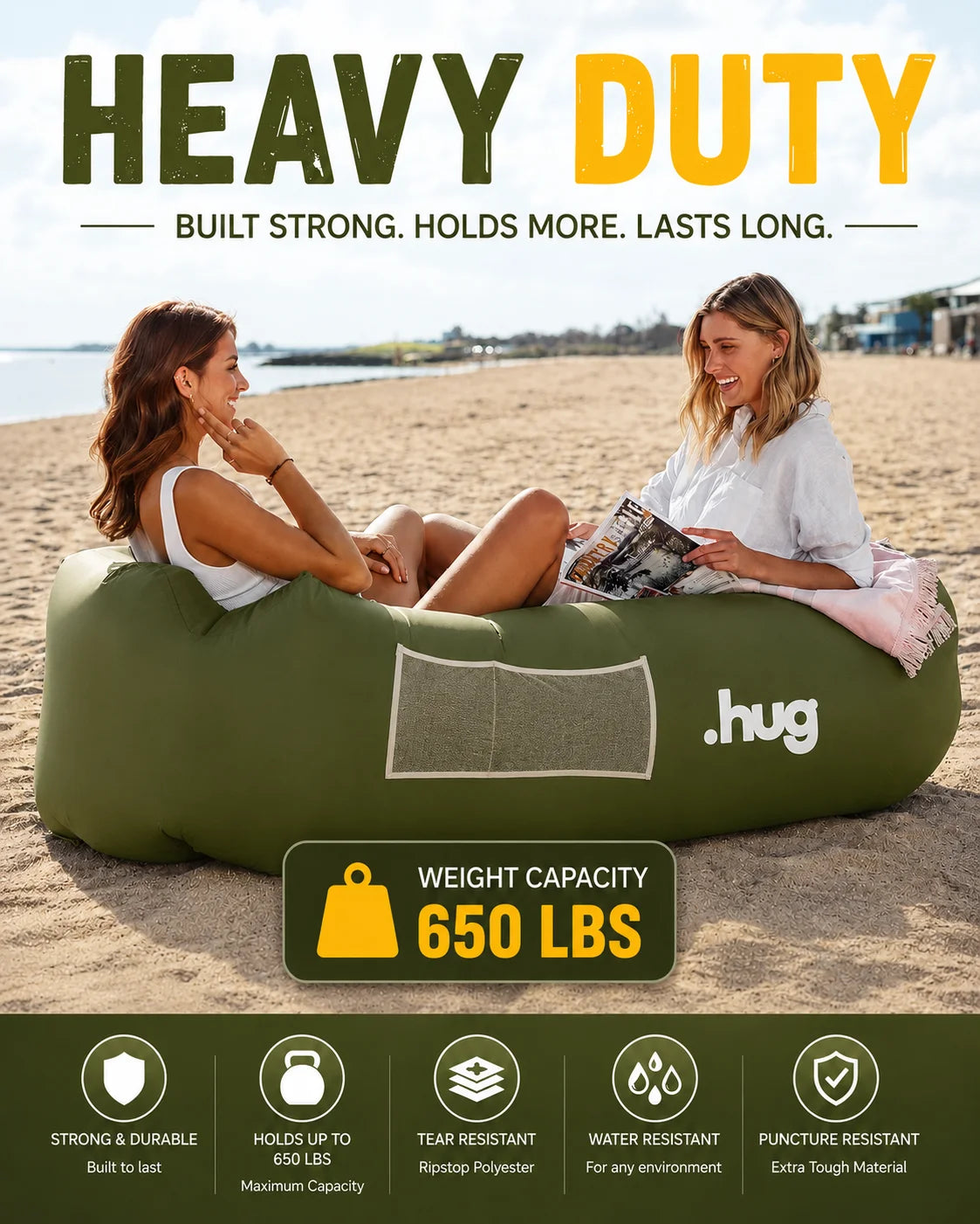 ●hug™ Inflatable Lounger