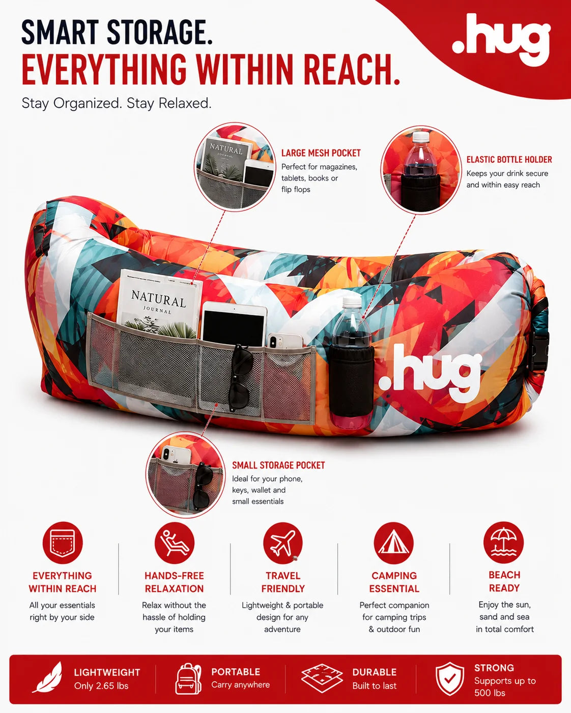 ●hug™ Inflatable Lounger