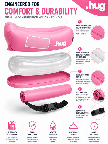 ●hug™ Inflatable Lounger