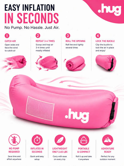 ●hug™ Inflatable Lounger