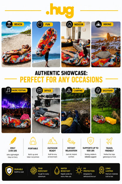 ●hug™ Inflatable Lounger