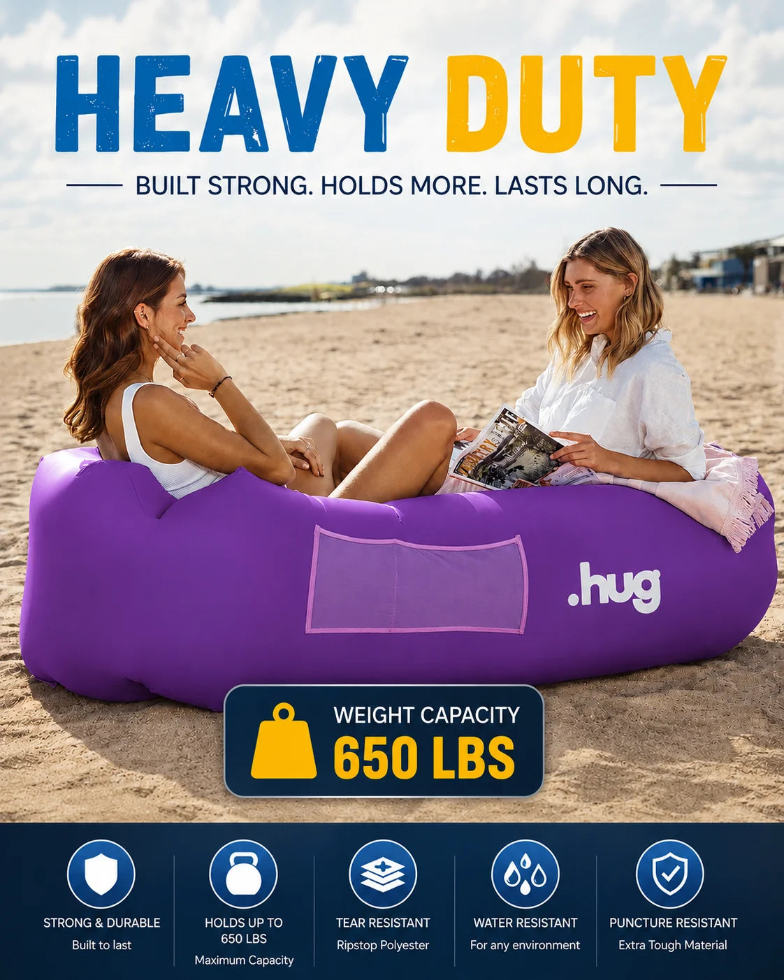 ●hug™ Inflatable Lounger