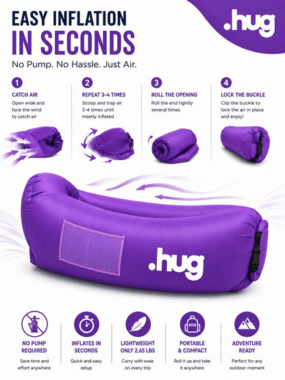 ●hug™ Inflatable Lounger