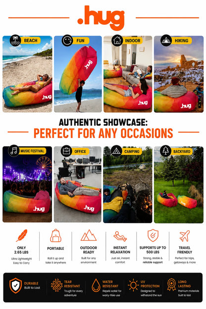 ●hug™ Inflatable Lounger