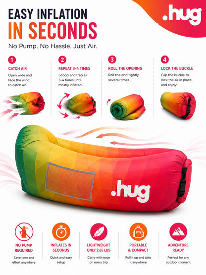 ●hug™ Inflatable Lounger