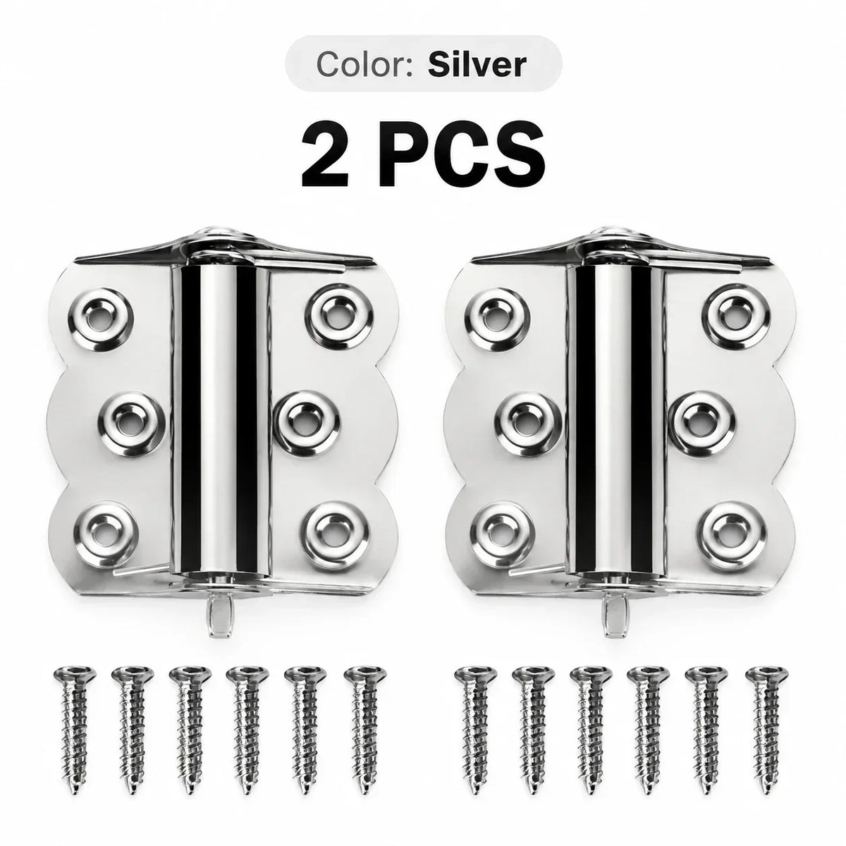 Self-Closing Spring Cabinet Hinges for Doors | 4/6 PCS