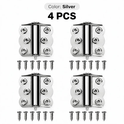 Self-Closing Spring Cabinet Hinges for Doors | 4/6 PCS