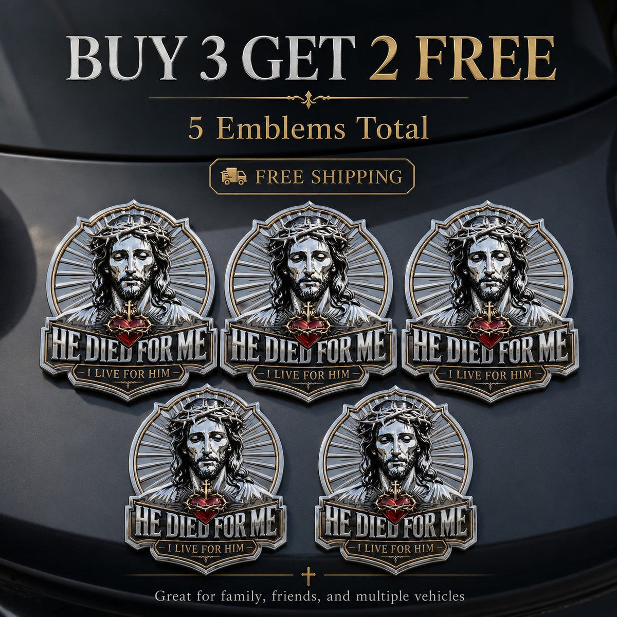 🔥Last Day 49% OFF🔥 -He Died For Me Emblem