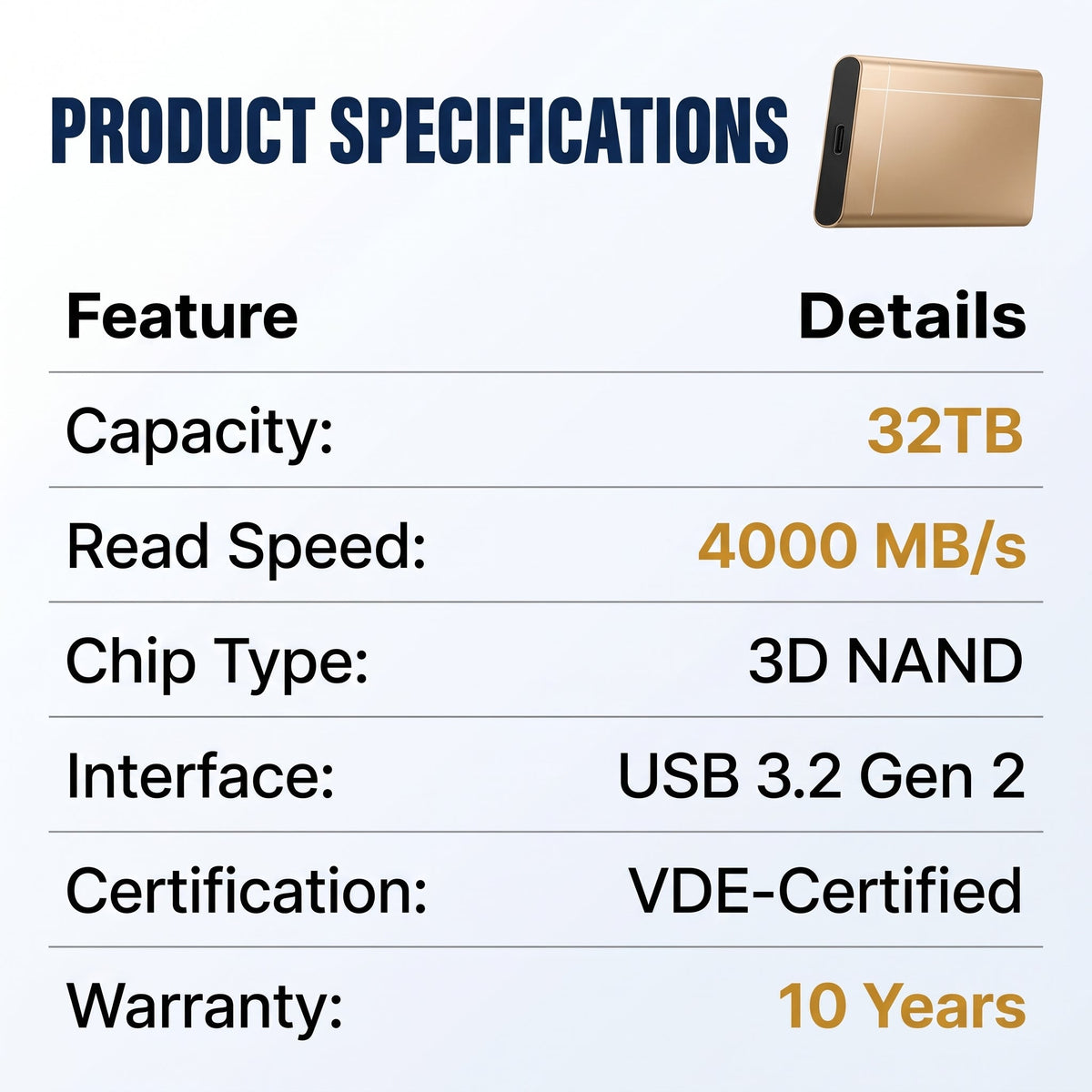 🔥50% OFF ✅High-speed portable solid-state drive (SSD)!!!