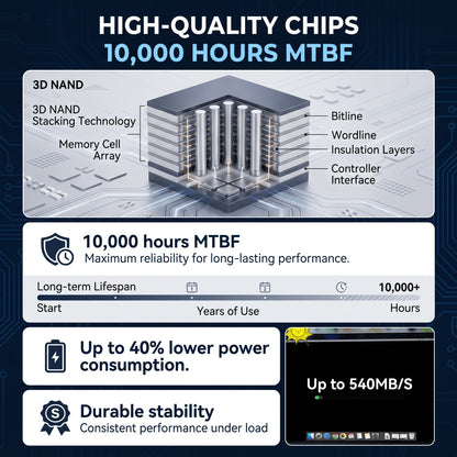 🔥50% OFF ✅High-speed portable solid-state drive (SSD)!!!