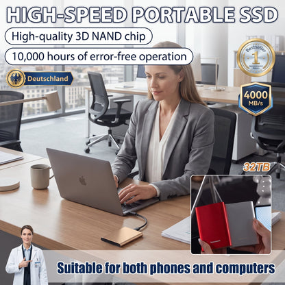🔥50% OFF ✅High-speed portable solid-state drive (SSD)!!!
