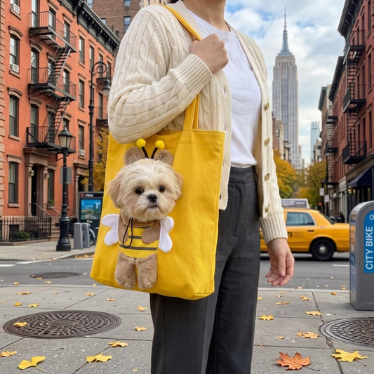🐶🐱 Portable Pet Carrier Tote Bag – Comfortable Travel Bag for Dogs & Cats