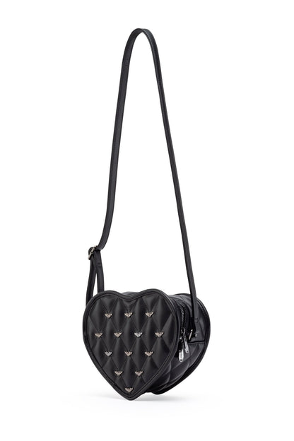 Damask Cross-Body Bag W/ Studded Bat Pattern | Costume Accessory NYC | Cosplay Accessories