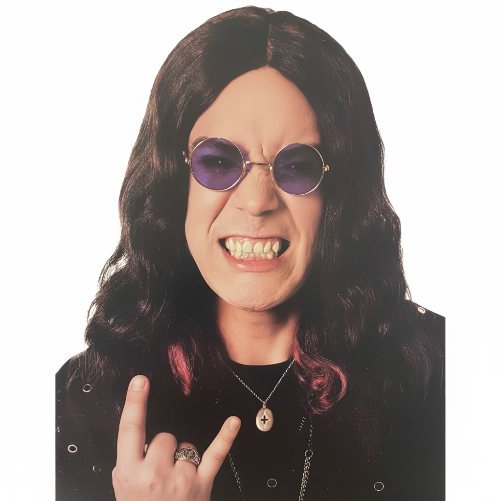 Prince of Darkness Wig | NYC Costume Wig | Cosplay Wig Shop